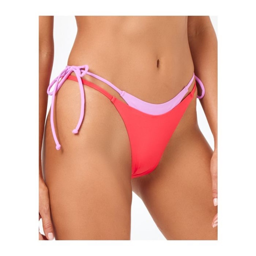 L space Mackena Bitsy Bottom, Sensual Solid Hot Cherry/Jewel